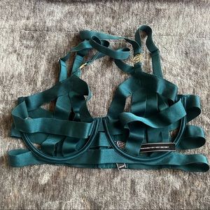 Victorias Secret Strap Green Bra